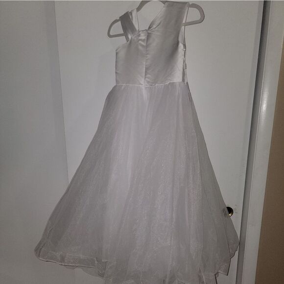 🆕️👗New Trend Flower Girl Dress, First Communion Dress, White - Sz 10 - Picture 6 of 11